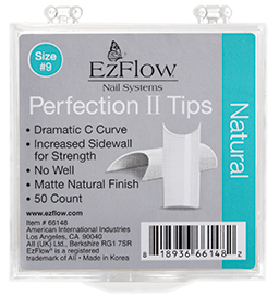 EzFlow Perfection II Tips Natural Refill N.9